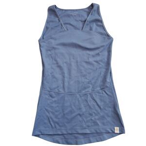 Lalabu Soothe Shirt Tank Top Babywearing Kangaroo Mom Blue Women XL Extra Large